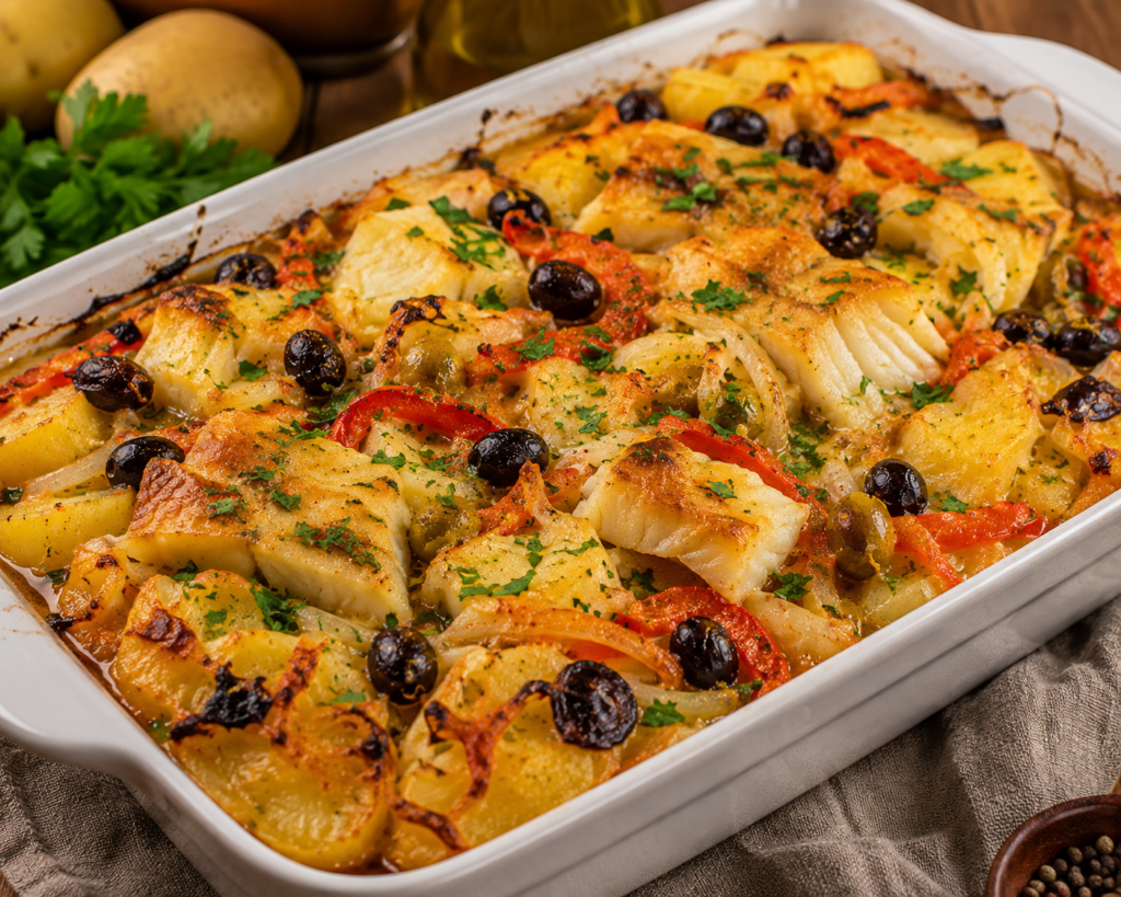 Bacalhoada Assada Suculenta
